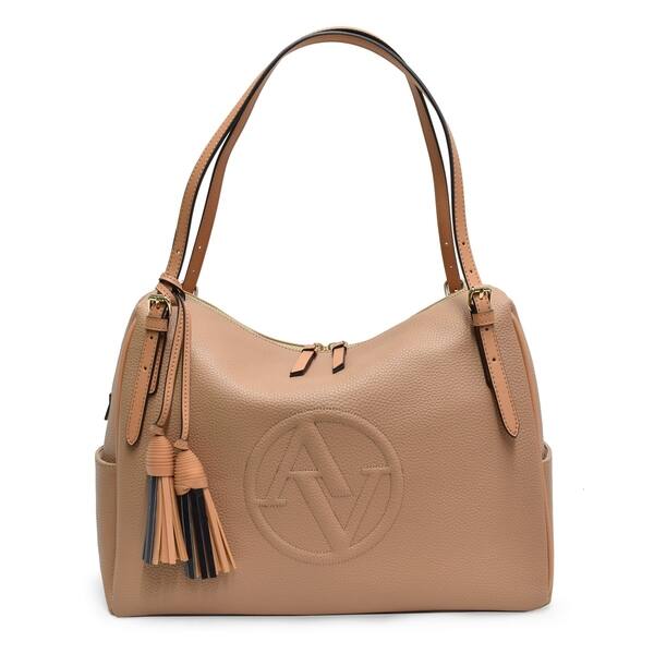 Av Signature Trapunto Collection Slouchy Satchel Tote