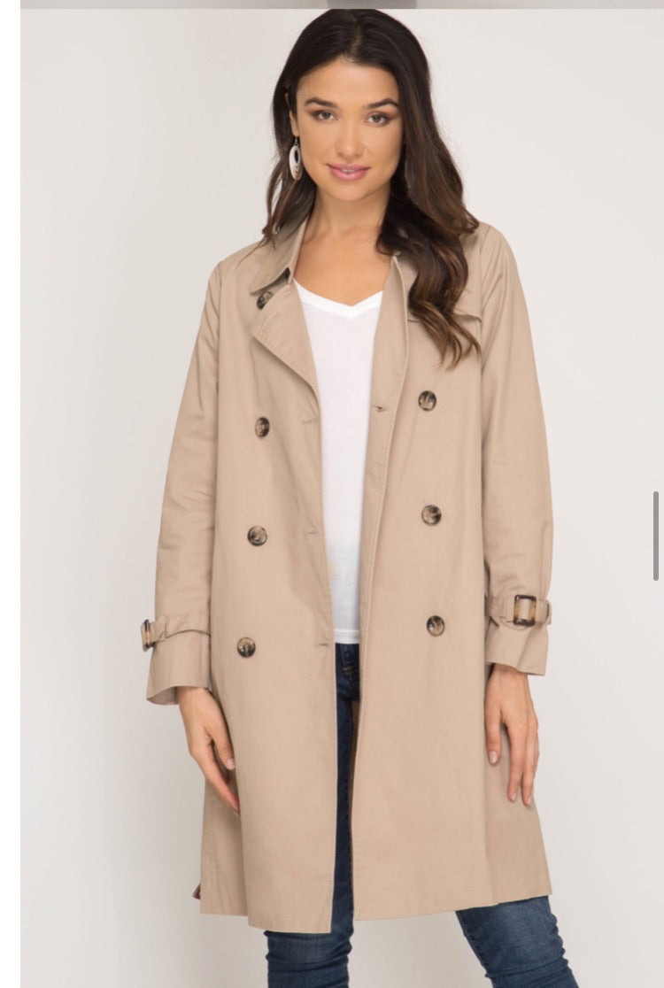 Tall coat Color Taupe